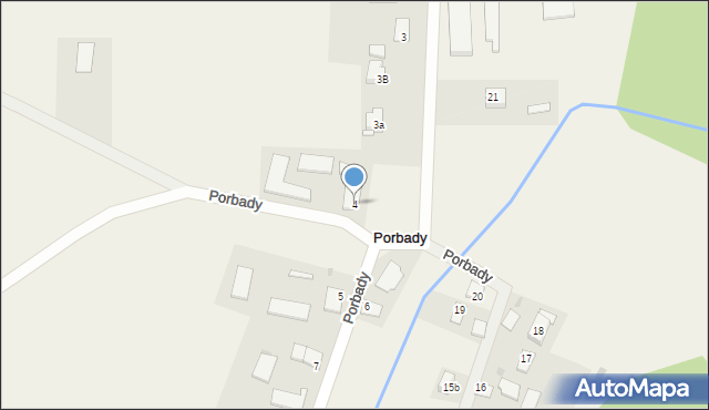 Porbady, Porbady, 4, mapa Porbady