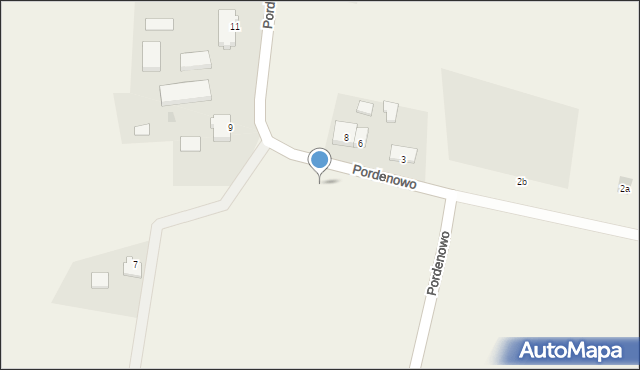 Pordenowo, Pordenowo, 5, mapa Pordenowo