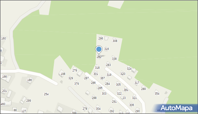 Poręba, Poręba, 282, mapa Poręba