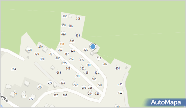 Poręba, Poręba, 344, mapa Poręba