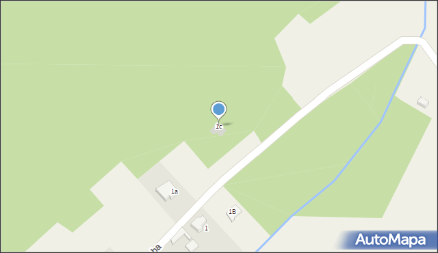 Poręba, Poręba, 1c, mapa Poręba