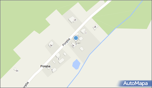 Poręba, Poręba, 2, mapa Poręba