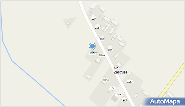 Poręba-Kocęby, Poręba-Kocęby, 107b, mapa Poręba-Kocęby