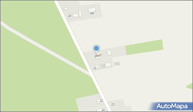 Poręba-Kocęby, Poręba-Kocęby, 20A, mapa Poręba-Kocęby
