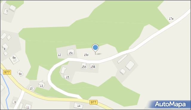 Poręba Radlna, Poręba Radlna, 15e, mapa Poręba Radlna