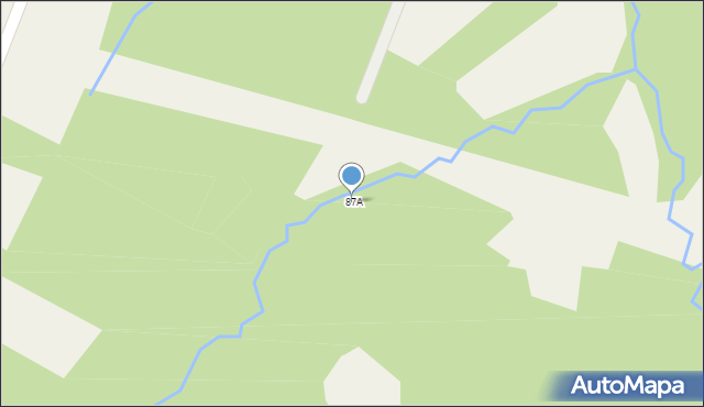 Poręba Radlna, Poręba Radlna, 87A, mapa Poręba Radlna