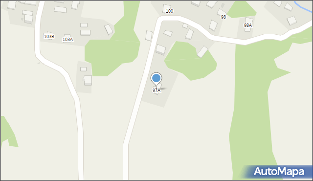 Poręba Radlna, Poręba Radlna, 97A, mapa Poręba Radlna