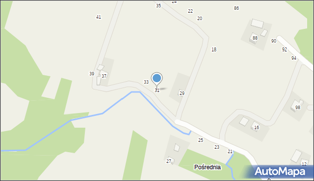 Poręba Spytkowska, Pod Wieżami, 31, mapa Poręba Spytkowska