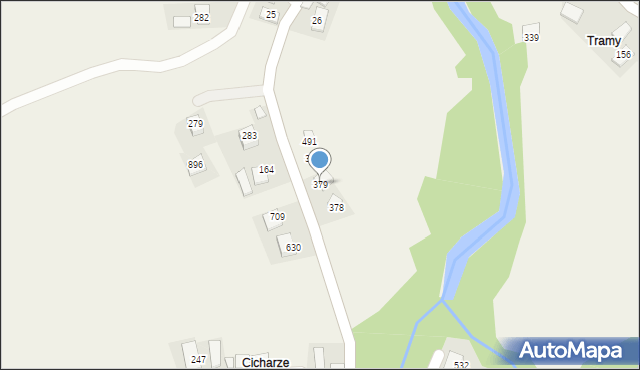 Poręba Wielka, Poręba Wielka, 379, mapa Poręba Wielka