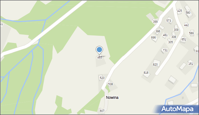 Poręba Wielka, Poręba Wielka, 465, mapa Poręba Wielka