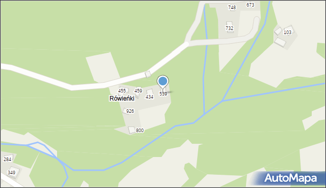 Poręba Wielka, Poręba Wielka, 539, mapa Poręba Wielka