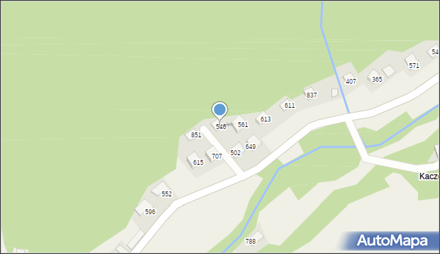 Poręba Wielka, Poręba Wielka, 546, mapa Poręba Wielka