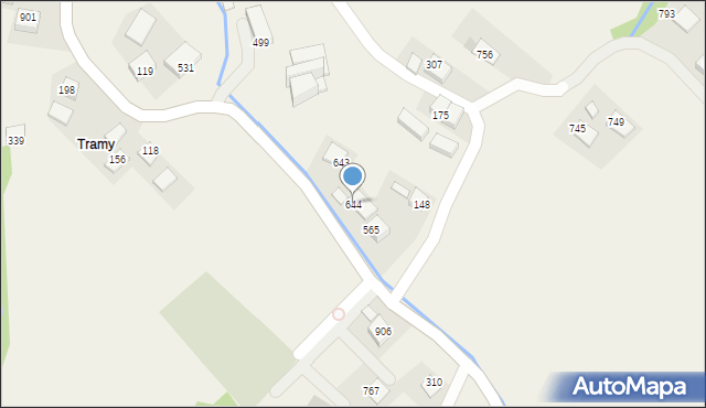 Poręba Wielka, Poręba Wielka, 644, mapa Poręba Wielka