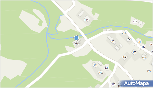 Poręba Wielka, Poręba Wielka, 802, mapa Poręba Wielka