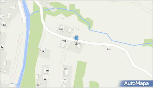 Poręba Wielka, Poręba Wielka, 854, mapa Poręba Wielka