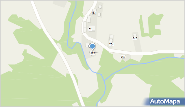 Poręba Wielka, Poręba Wielka, 895, mapa Poręba Wielka