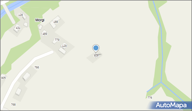 Poręba Wielka, Poręba Wielka, 929, mapa Poręba Wielka