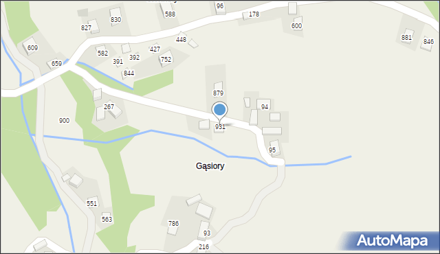 Poręba Wielka, Poręba Wielka, 931, mapa Poręba Wielka