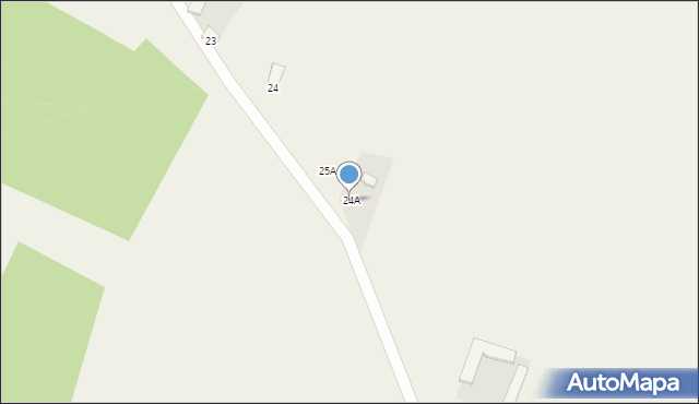 Poręby, Poręby, 24A, mapa Poręby