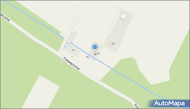 Poręby, Pod Górą, 7, mapa Poręby