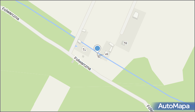 Poręby, Pod Górą, 9, mapa Poręby