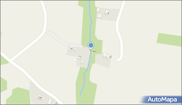 Poręby, Poręby, 12, mapa Poręby