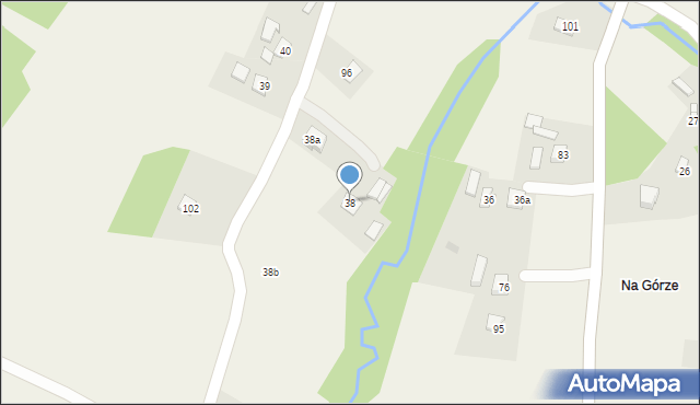 Poręby, Poręby, 38, mapa Poręby