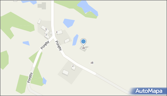 Poręby, Poręby, 4a, mapa Poręby