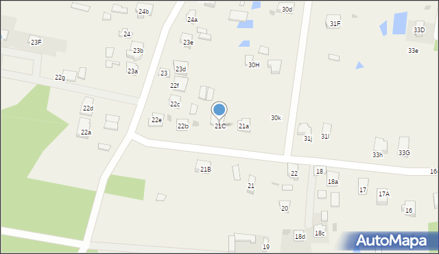 Poręby, Poręby, 21C, mapa Poręby