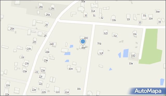 Poręby, Poręby, 30d, mapa Poręby