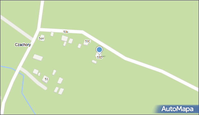 Poręby Dymarskie, Poręby Dymarskie, 53D, mapa Poręby Dymarskie