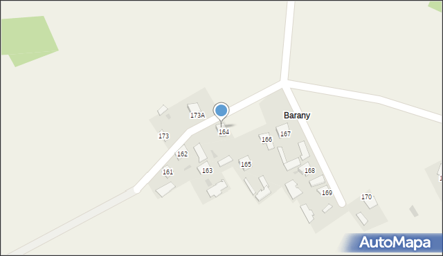 Poręby Furmańskie, Poręby Furmańskie, 164A, mapa Poręby Furmańskie