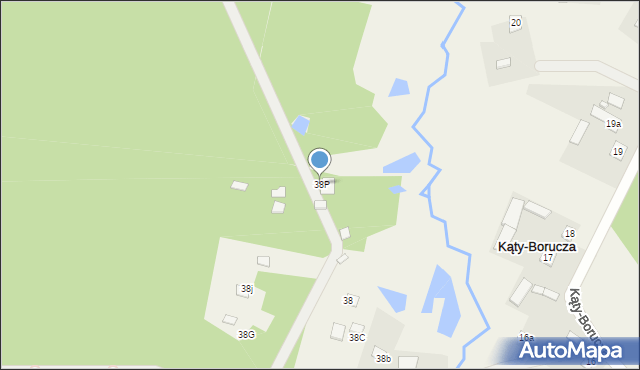 Poręby Stare, Poręby Stare, 38P, mapa Poręby Stare