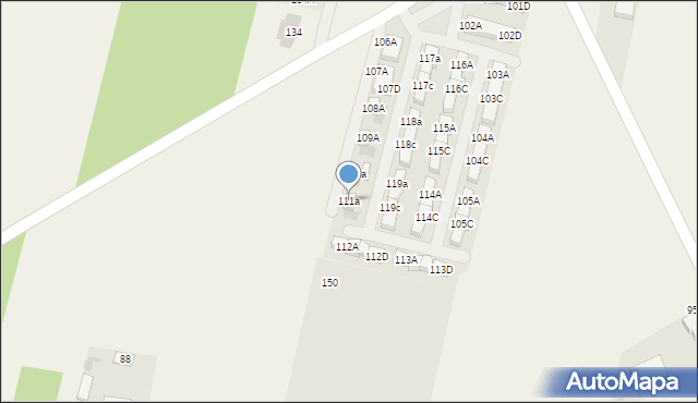 Porosiuki, Porosiuki, 111a, mapa Porosiuki