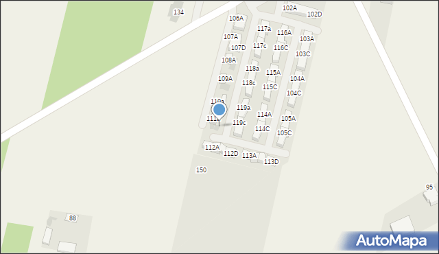 Porosiuki, Porosiuki, 111d, mapa Porosiuki