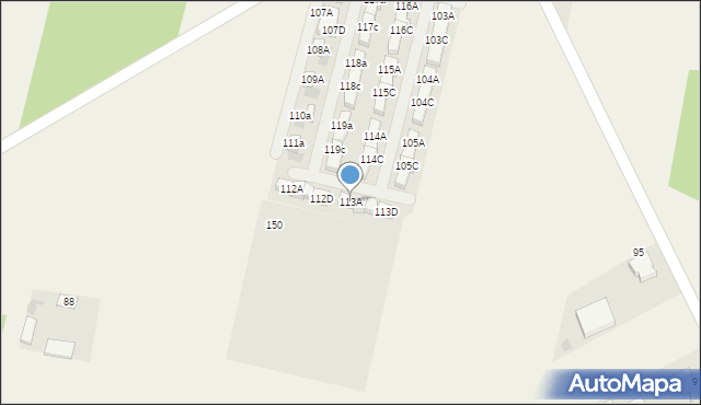 Porosiuki, Porosiuki, 113A, mapa Porosiuki