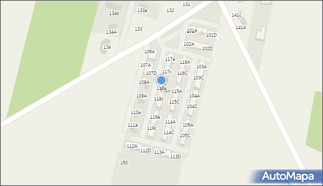 Porosiuki, Porosiuki, 118b, mapa Porosiuki