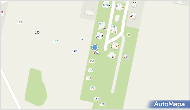 Porosiuki, Porosiuki, 150a, mapa Porosiuki