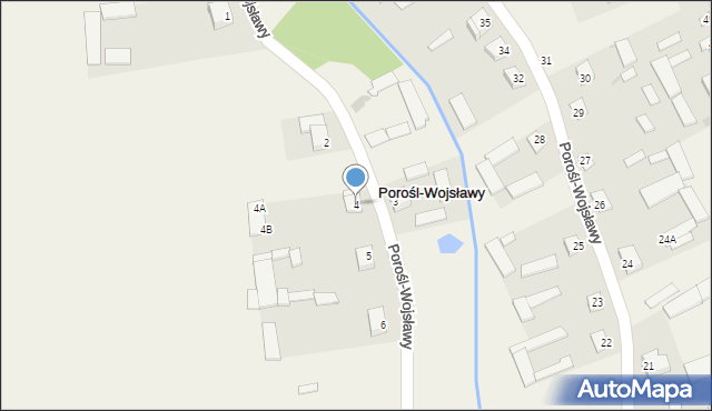 Porośl-Wojsławy, Porośl-Wojsławy, 4, mapa Porośl-Wojsławy