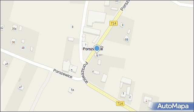 Porszewice, Porszewice, 6, mapa Porszewice