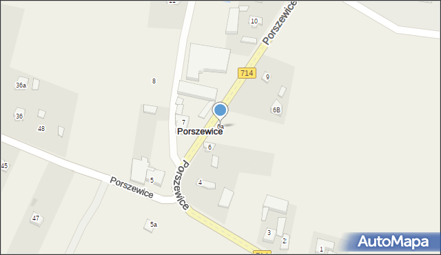 Porszewice, Porszewice, 6a, mapa Porszewice