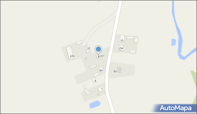 Poryte-Jabłoń, Poryte-Jabłoń, 9, mapa Poryte-Jabłoń