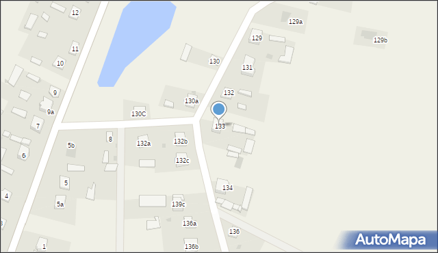 Porządzie, Porządzie, 133, mapa Porządzie