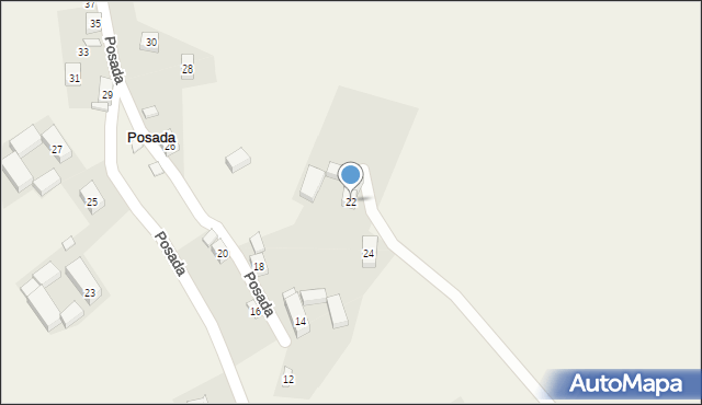 Posada, Posada, 22, mapa Posada