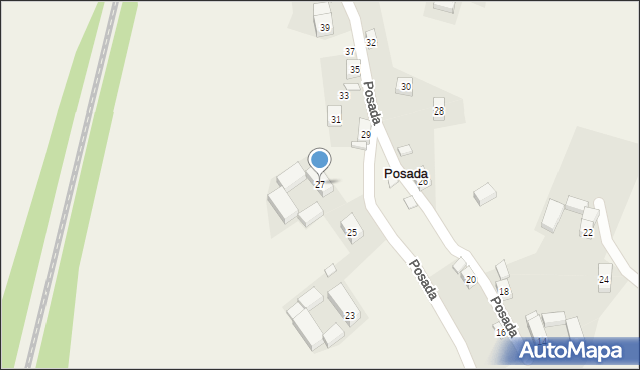 Posada, Posada, 27, mapa Posada