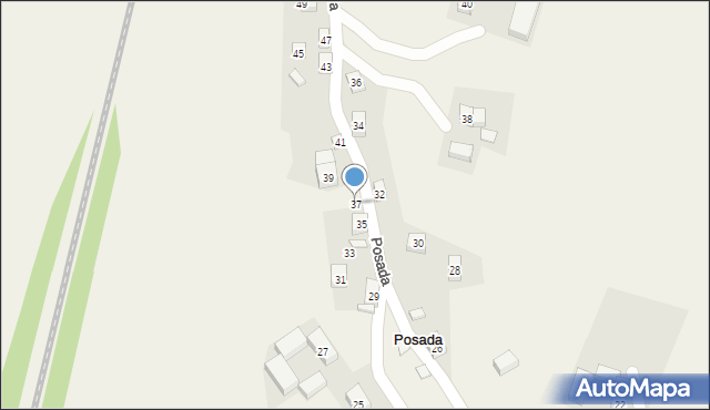 Posada, Posada, 37, mapa Posada