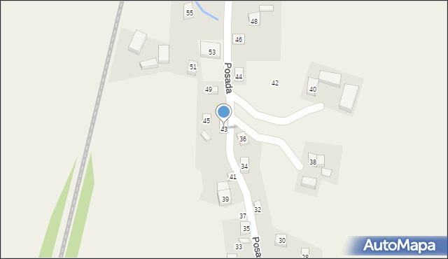 Posada, Posada, 43, mapa Posada