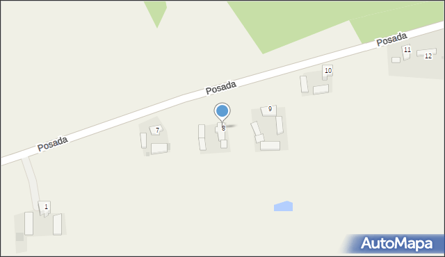 Posada, Posada, 8, mapa Posada