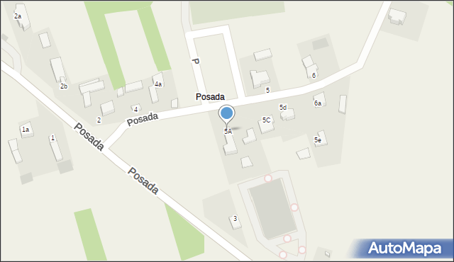 Posada, Posada, 5A, mapa Posada