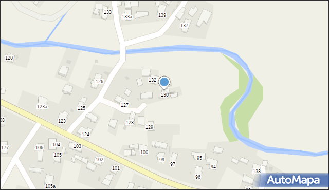 Posada Jaśliska, Posada Jaśliska, 130, mapa Posada Jaśliska